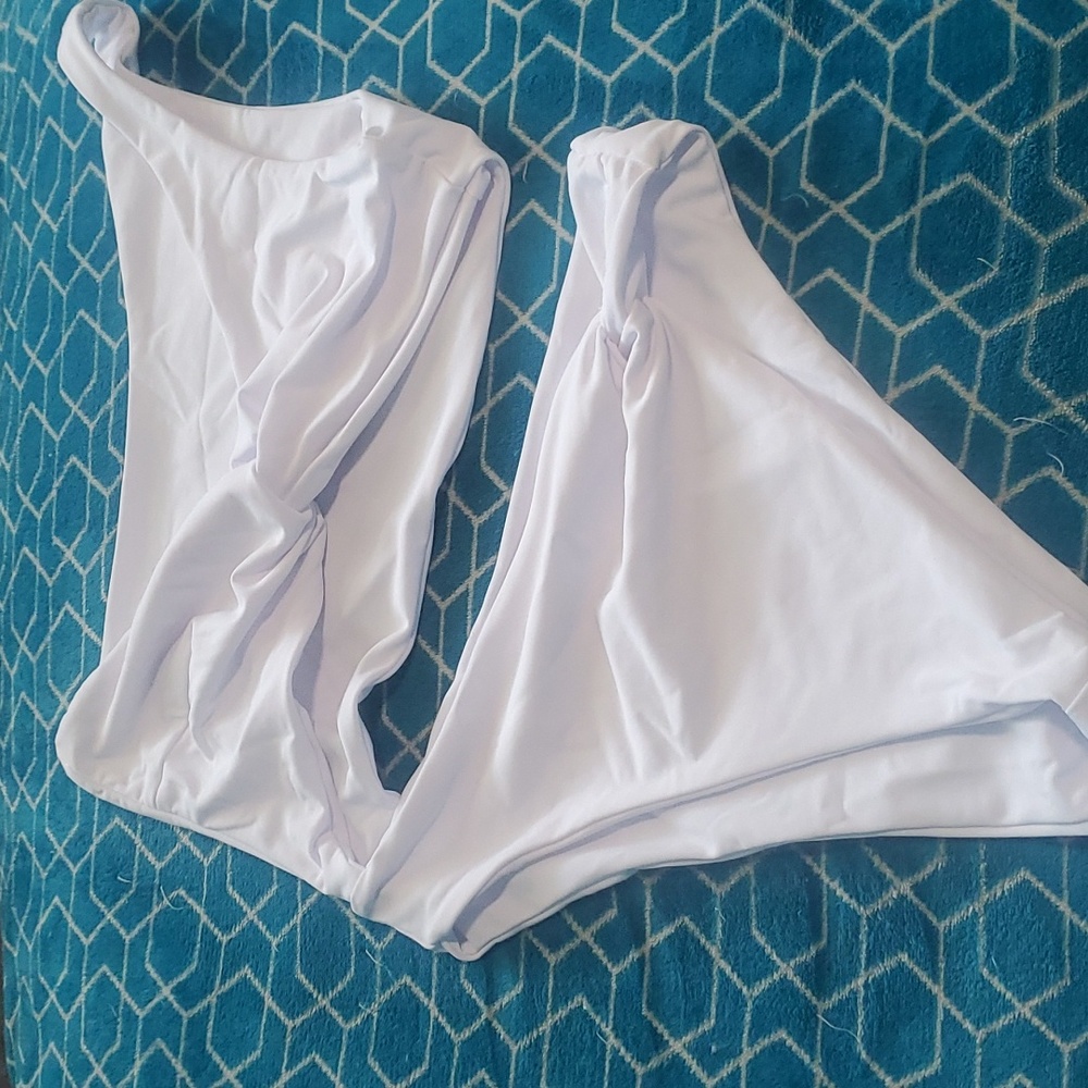 White One Shoulder Minokini Swimsuit
